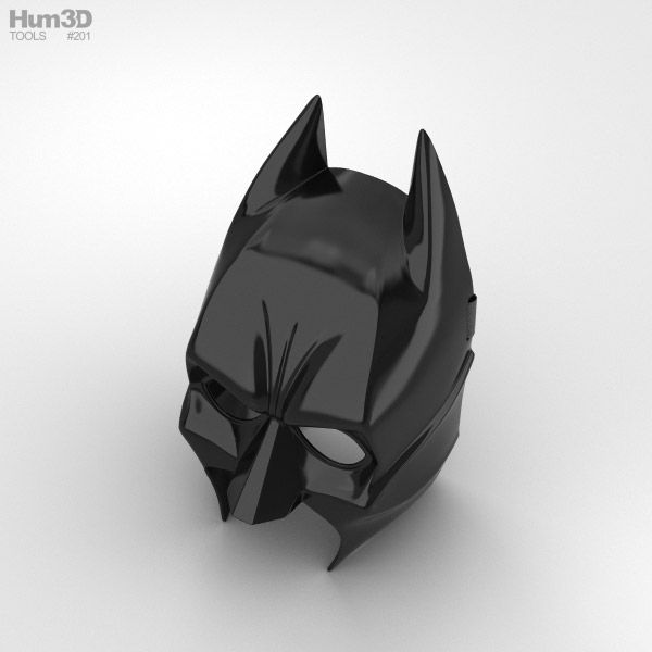 Batman Mask 3D model - Clothes on Hum3D