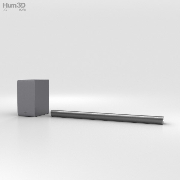 LG SJ6 Soundbar 3Dモデル