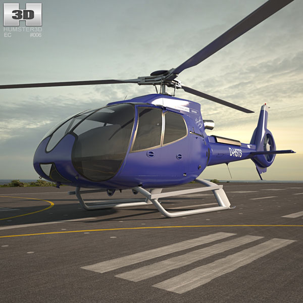 Eurocopter EC130 3D модель