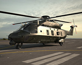 北約直升機工業NH90直升機 3D模型