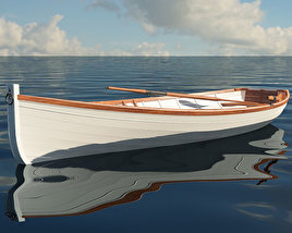 划艇 3D模型