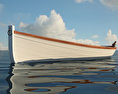 手漕ぎボート 3Dモデル