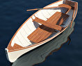 Barca a remi Modello 3D