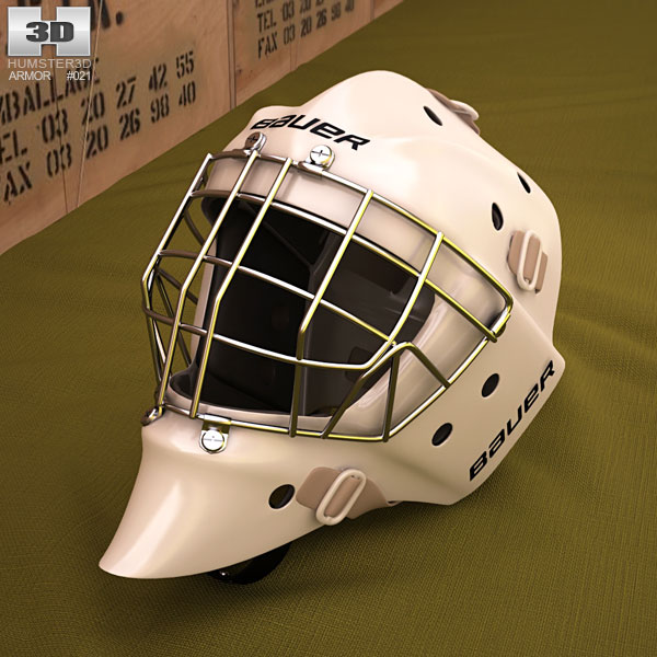 Hockey Torwart Maske 3D-Modell
