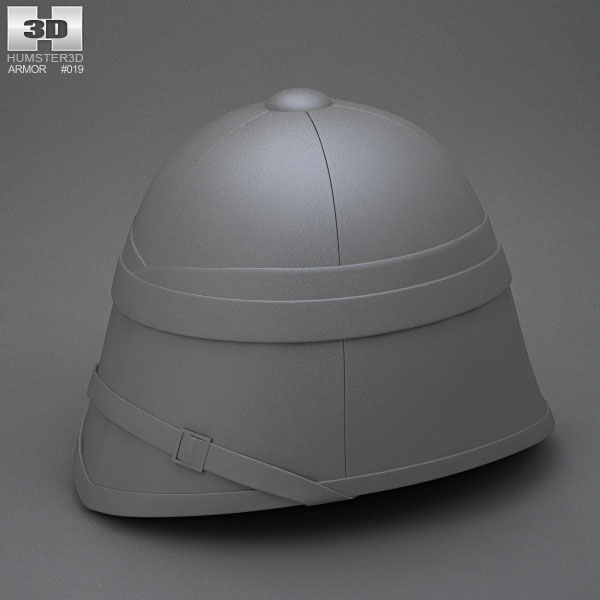 Pith Helmet 3D model - Clothes on Hum3D