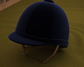 Capacete de equitação Modelo 3d