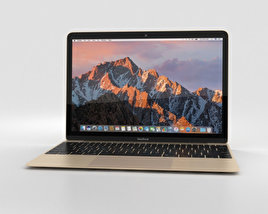 Apple MacBook (2017) Gold 3Dモデル