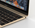 Apple MacBook (2017) Gold 3d model