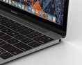 Apple MacBook (2017) Space Gray 3d model