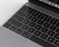 Apple MacBook (2017) Space Gray 3Dモデル