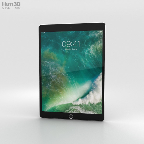 Apple iPad Pro 10.5-inch (2017) Space Gray 3D model