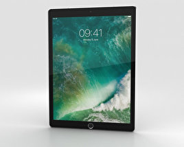 Apple iPad Pro 12.9-inch (2017) Cellular Space Gray Modelo 3D