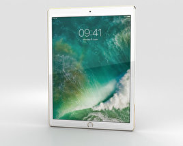 Apple iPad Pro 12.9-inch (2017) Gold Modelo 3d