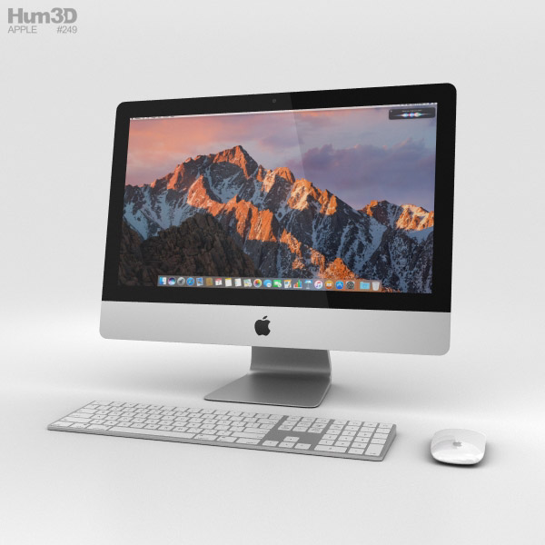 Apple iMac 21.5-inch (2017) Modello 3D