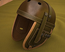 WW2 US M38 Tank Helmet 3D model