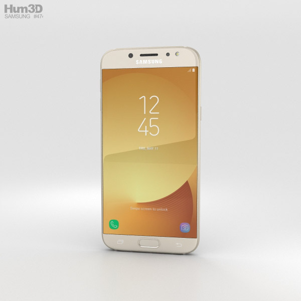 Samsung Galaxy J7 (2017) Gold Modelo 3d