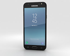 Samsung Galaxy J3 (2017) 黑色的 3D模型
