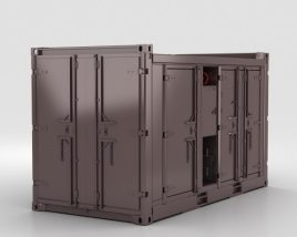 Diesel Compressor Unit 3D model