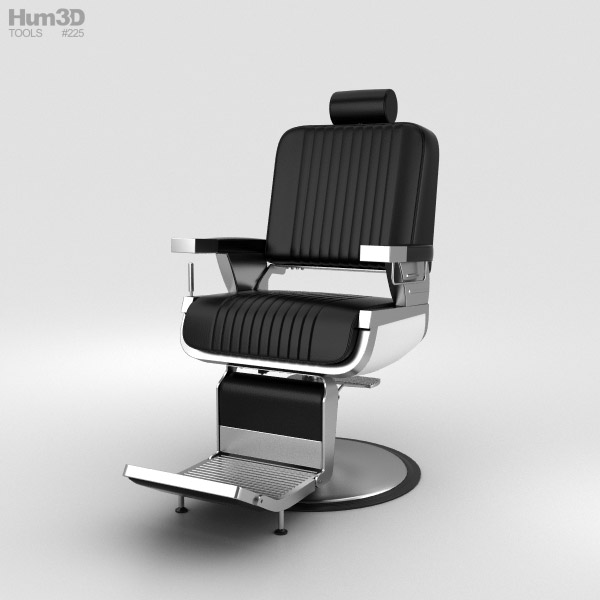 Cadeira de barbeiro Modelo 3d