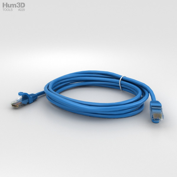 Ethernet Cable 3D model