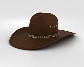 牛仔帽 3D模型