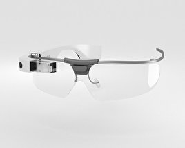 Google Glass Enterprise Edition White 3D model