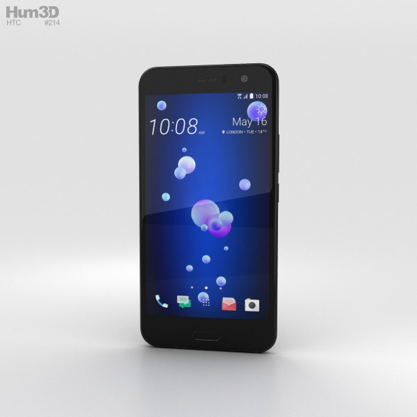 HTC U11 Brilliant Black Modèle 3D