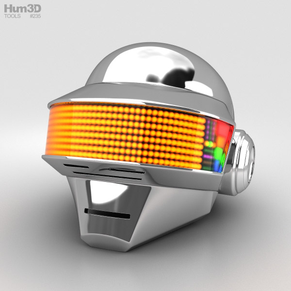 Daft Punk Thomas 头盔 3D模型