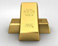 Золотий злиток 3D модель
