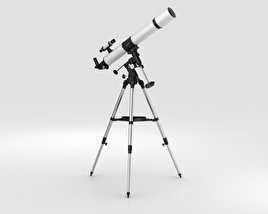 Teleskop 3D-Modell