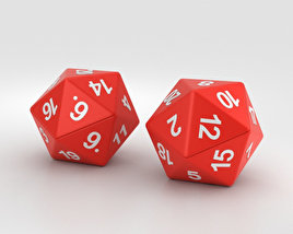 D20 Dice 3D model