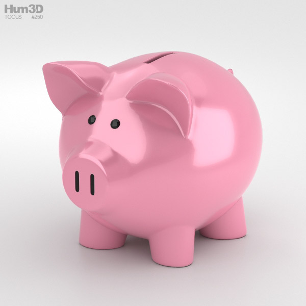 Piggy Bank 3D model