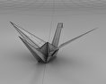 Grulla de origami Modelo 3D