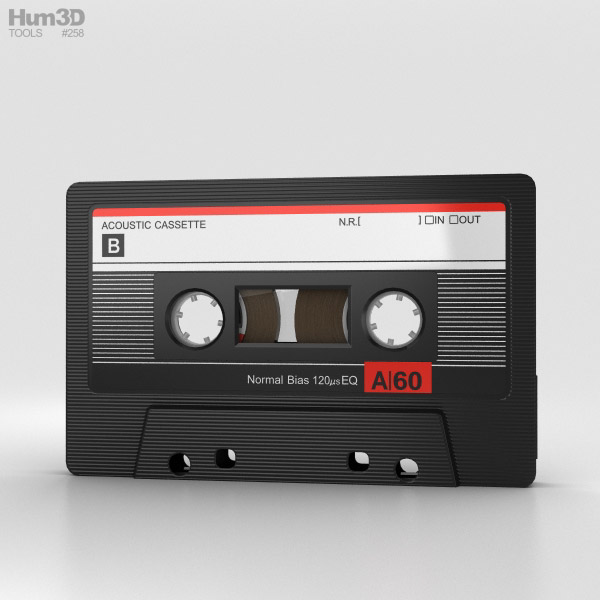 Cassette 3D model