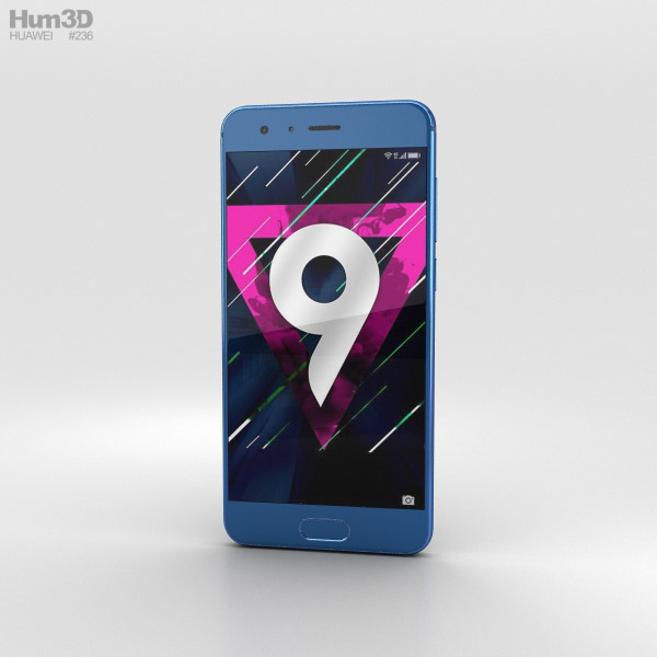 Huawei Honor 9 Sapphire Blue 3D model
