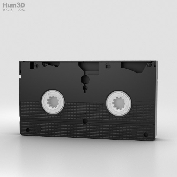 VHS Cassette 3D model - Electronics on Hum3D