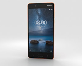 Nokia 8 Polished Copper 3D model