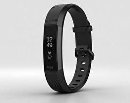 Fitbit Alta HR Black Gunmetal 3D модель