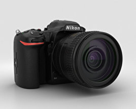Nikon D500 3D model