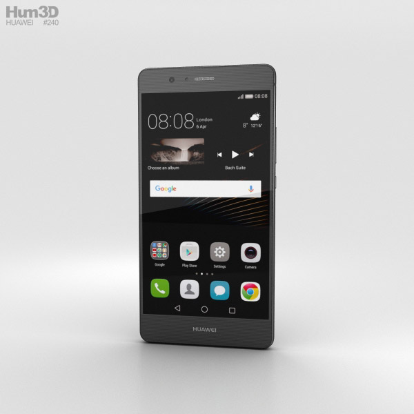 Huawei P9 Lite Black Modelo 3D