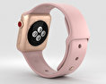 Apple Watch Series 3 38mm GPS + Cellular Gold Aluminum Case Pink Sand Sport Band 3D 모델 