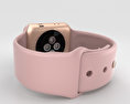 Apple Watch Series 3 38mm GPS + Cellular Gold Aluminum Case Pink Sand Sport Band 3D-Modell