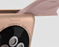 Apple Watch Series 3 38mm GPS + Cellular Gold Aluminum Case Pink Sand Sport Band Modelo 3D