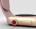 Apple Watch Series 3 42mm GPS + Cellular Gold Aluminum Case Pink Sand Sport Band Modelo 3D