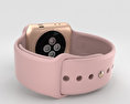 Apple Watch Series 3 42mm GPS + Cellular Gold Aluminum Case Pink Sand Sport Band 3D-Modell