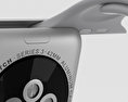 Apple Watch Series 3 42mm GPS + Cellular Silver Aluminum Case Fog Sport Band 3d model