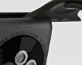 Apple Watch Series 3 42mm GPS + Cellular Space Gray Aluminum Case Black Sport Band Modelo 3d