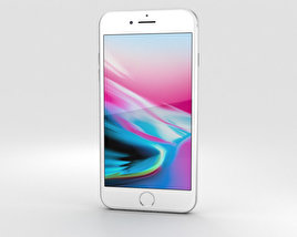 Apple iPhone 8 Plus Silver 3D模型