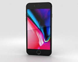 Apple iPhone 8 Plus Space Gray 3D-Modell