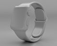 Apple Watch Edition Series 3 38mm GPS White Ceramic Case Soft White/Pebble Sport Band 3d model
